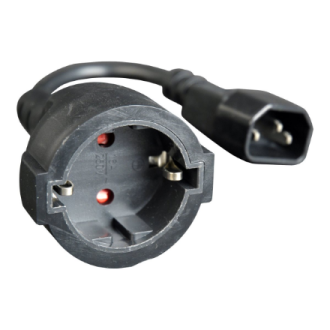 Cablexpert | Power adapter cord | PC-SFC14M-01 | 0.15 m Cablexpert | Power adapter cord | PC-SFC14M-01 | 0.15 m