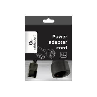 Cablexpert | Power adapter cord | PC-SFC14M-01 | 0.15 m Cablexpert | Power adapter cord | PC-SFC14M-01 | 0.15 m