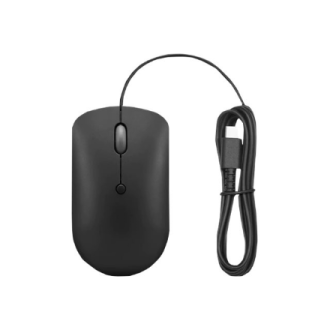 Lenovo | Compact Mouse | 400 | Wired | USB-C | Raven black Lenovo | Compact Mouse | 400 | Wired | USB-C | Raven black
