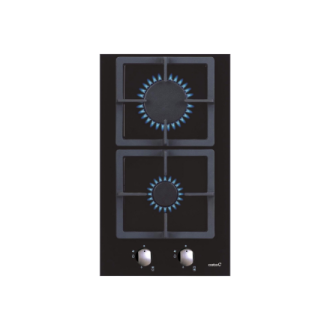 CATA | Hob | SCI 3002 BK | Gas on glass | Number of burners/cooking zones 2 | Rotary knobs | Black CATA | Hob | SCI 3002 BK | Gas on glass | Number of burners/cooking zones 2 | Rotary knobs | Black
