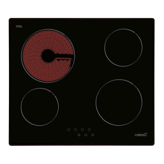 CATA | Hob | TN 604/B | Vitroceramic | Number of burners/cooking zones 4 | Touch | Black | Display CATA | Hob | TN 604/B | Vitroceramic | Number of burners/cooking zones 4 | Touch | Black | Display