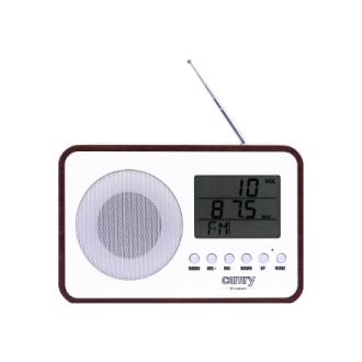 Camry | Digital Radio | CR 1153 | 5 W | White/woden Camry | Digital Radio | CR 1153 | 5 W | White/woden