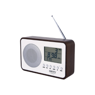 Camry | Digital Radio | CR 1153 | 5 W | White/woden Camry | Digital Radio | CR 1153 | 5 W | White/woden
