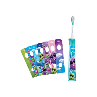 Philips | Sonic Electric toothbrush | HX6322/04 | Rechargeable | For kids | Number of brush heads included 2 | Number of teeth b Philips | Sonic Electric toothbrush | HX6322/04 | Rechargeable | For kids | Number of brush heads included 2 | Number of teeth b
