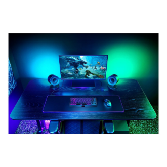 Razer | Gaming Speakers with wired subwoofer | Nommo V2 - 2.1 | Bluetooth | Black Razer | Gaming Speakers with wired subwoofer | Nommo V2 - 2.1 | Bluetooth | Black