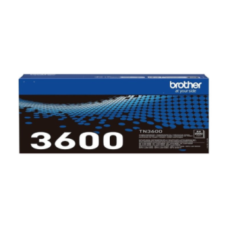 Brother TN-3600 Genuine Toner Cartridge, Black | Brother Brother | TN-3600 | Brother TN3600 - black - original - toner cartridge Brother TN-3600 Genuine Toner Cartridge, Black | Brother Brother | TN-3600 | Brother TN3600 - black - original - toner cartridge