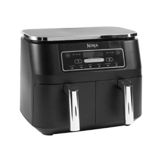 NINJA | Air Fryer | AF300 | Power 1 frying compartment: 1200 W 2 frying compartments: 2400 W W | Capacity 7.6 L | Black NINJA | Air Fryer | AF300 | Power 1 frying compartment: 1200 W 2 frying compartments: 2400 W W | Capacity 7.6 L | Black