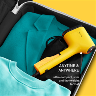 TEFAL | Garment Steamer Pure Pop | DT2026E1 | Handheld | 1300 W | 0.07 L | 20 g/min | Yellow TEFAL | Garment Steamer Pure Pop | DT2026E1 | Handheld | 1300 W | 0.07 L | 20 g/min | Yellow
