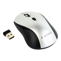 Gembird | Optical Mouse | MUSW-4B-02-BS | Wireless | USB | Black/silver Gembird | Optical Mouse | MUSW-4B-02-BS | Wireless | USB | Black/silver