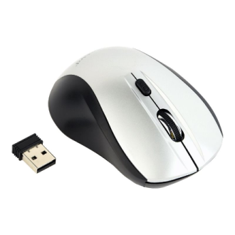 Gembird | Optical Mouse | MUSW-4B-02-BS | Wireless | USB | Black/silver Gembird | Optical Mouse | MUSW-4B-02-BS | Wireless | USB | Black/silver