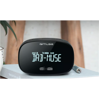 Muse | DAB+/FM Dual Alarm Clock Radio | M-150 CDB | Alarm function | AUX in | Black Muse | DAB+/FM Dual Alarm Clock Radio | M-150 CDB | Alarm function | AUX in | Black