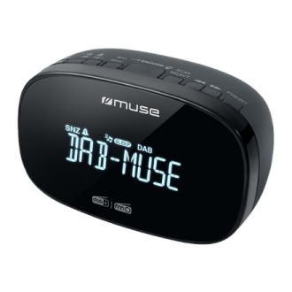 Muse | DAB+/FM Dual Alarm Clock Radio | M-150 CDB | Alarm function | AUX in | Black Muse | DAB+/FM Dual Alarm Clock Radio | M-150 CDB | Alarm function | AUX in | Black