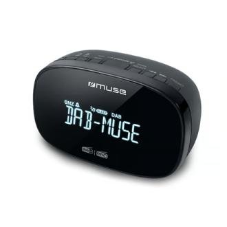 Muse | DAB+/FM Dual Alarm Clock Radio | M-150 CDB | Alarm function | AUX in | Black Muse | DAB+/FM Dual Alarm Clock Radio | M-150 CDB | Alarm function | AUX in | Black
