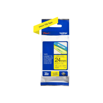 Brother | TZe-651 Laminated Tape | Black On Yellow | TZe | 8 m | 2.4 cm Brother | TZe-651 Laminated Tape | Black On Yellow | TZe | 8 m | 2.4 cm