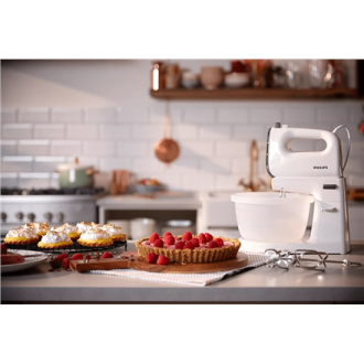 Philips | Mixer | HR3745/00 Series 5000 | Hand Mixer | 450 W | Number of speeds 5 | Turbo mode | White Philips | Mixer | HR3745/00 Series 5000 | Hand Mixer | 450 W | Number of speeds 5 | Turbo mode | White