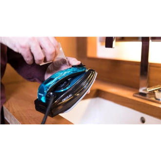 Cecotec | GoForce 8000 Folding Titanium | Travel Iron | 1200 W | Steam Iron | Continuous steam 15 g/min | Water tank capacity 60 Cecotec | GoForce 8000 Folding Titanium | Travel Iron | 1200 W | Steam Iron | Continuous steam 15 g/min | Water tank capacity 60