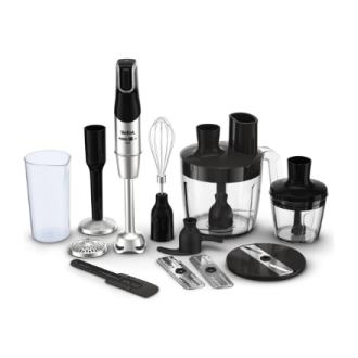 TEFAL | Blender | Infinity Force Pro 5in1 HB95LD38 | Hand Blender | 1200 W | Number of speeds Variable | Black/Stainless steel TEFAL | Blender | Infinity Force Pro 5in1 HB95LD38 | Hand Blender | 1200 W | Number of speeds Variable | Black/Stainless steel