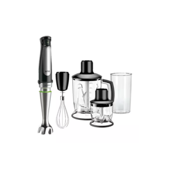 Braun | MultiQuick 7 Hand Blender | MQ 7045X | Hand Blender | 1000 W | Number of speeds 6 | Chopper | Black/Stainless steel Braun | MultiQuick 7 Hand Blender | MQ 7045X | Hand Blender | 1000 W | Number of speeds 6 | Chopper | Black/Stainless steel