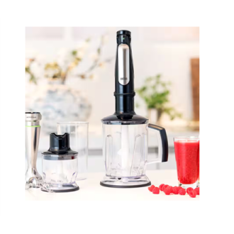 Braun | MultiQuick 7 Hand Blender | MQ 7045X | Hand Blender | 1000 W | Number of speeds 6 | Chopper | Black/Stainless steel Braun | MultiQuick 7 Hand Blender | MQ 7045X | Hand Blender | 1000 W | Number of speeds 6 | Chopper | Black/Stainless steel