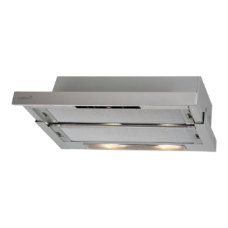 CATA | Hood | TF 5260 X | Telescopic | Energy efficiency class D | Width 60 cm | 325 m /h | Slider control | LED | Inox CATA | Hood | TF 5260 X | Telescopic | Energy efficiency class D | Width 60 cm | 325 m /h | Slider control | LED | Inox