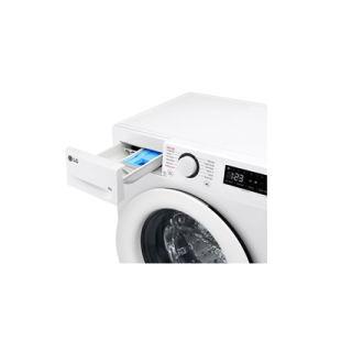 LG | Washing machine | F2WR508SWW | Energy efficiency class A | Front loading | Washing capacity 8 kg | 1200 RPM | Depth 47.5 cm LG | Washing machine | F2WR508SWW | Energy efficiency class A | Front loading | Washing capacity 8 kg | 1200 RPM | Depth 47.5 cm