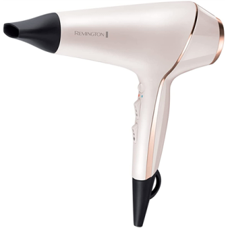 Remington | Hair dryer | ProLuxe AC9140 | 2400 W | Number of temperature settings 3 | Ionic function | Diffuser nozzle | White/G Remington | Hair dryer | ProLuxe AC9140 | 2400 W | Number of temperature settings 3 | Ionic function | Diffuser nozzle | White/G