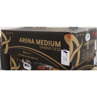 SALE OUT. | Arozzi | Gaming Desk | Arena Medium | Black | DAMAGED PACKAGING, SCRATCHED PARTS AND TABLE TOP | 24 month(s)