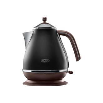 Delonghi | Icona Vintage | KBOV2001BK | Standard kettle | 2000 W | 1.7 L | Stainless steel | 360 rotational base | Black Delonghi | Icona Vintage | KBOV2001BK | Standard kettle | 2000 W | 1.7 L | Stainless steel | 360 rotational base | Black