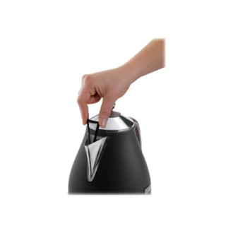 Delonghi | Icona Vintage | KBOV2001BK | Standard kettle | 2000 W | 1.7 L | Stainless steel | 360 rotational base | Black Delonghi | Icona Vintage | KBOV2001BK | Standard kettle | 2000 W | 1.7 L | Stainless steel | 360 rotational base | Black