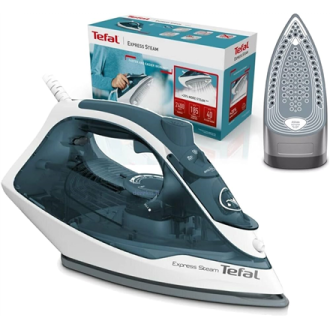 TEFAL | FV2839E0 | Steam Iron | 2400 W | Water tank capacity 270 ml | Continuous steam 40 g/min | Steam boost performance 185 g/ TEFAL | FV2839E0 | Steam Iron | 2400 W | Water tank capacity 270 ml | Continuous steam 40 g/min | Steam boost performance 185 g/