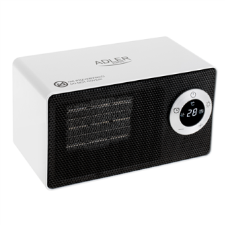 Adler | AD 7746 | Ceramic fan heater | 1000 W | Number of power levels 2 | White Adler | AD 7746 | Ceramic fan heater | 1000 W | Number of power levels 2 | White