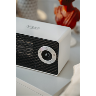 Adler | AD 7746 | Ceramic fan heater | 1000 W | Number of power levels 2 | White Adler | AD 7746 | Ceramic fan heater | 1000 W | Number of power levels 2 | White