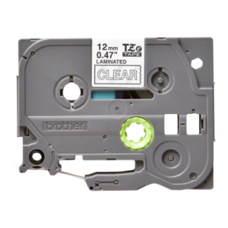 Brother | TZe-135 Laminated Tape | White on Clear | TZe | 8 m | 1.2 cm Brother | TZe-135 Laminated Tape | White on Clear | TZe | 8 m | 1.2 cm