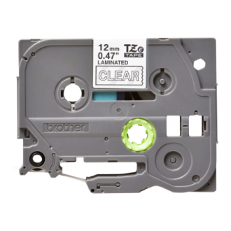 Brother | TZe-135 Laminated Tape | White on Clear | TZe | 8 m | 1.2 cm Brother | TZe-135 Laminated Tape | White on Clear | TZe | 8 m | 1.2 cm