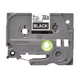 Brother | TZe-325 Laminated Tape | White on Black | TZe | 8 m | 9 cm Brother | TZe-325 Laminated Tape | White on Black | TZe | 8 m | 9 cm