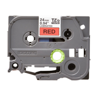 Brother | TZe-451 Laminated Tape | Black On Red | TZe | 8 m | 2.4 cm Brother | TZe-451 Laminated Tape | Black On Red | TZe | 8 m | 2.4 cm