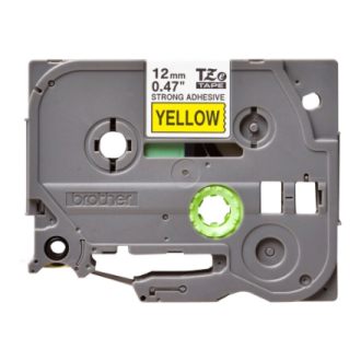 Brother | TZe-S631 Strong Adhesive Laminated Tape | Black on Yellow | TZe | 8 m | 1.2 cm Brother | TZe-S631 Strong Adhesive Laminated Tape | Black on Yellow | TZe | 8 m | 1.2 cm