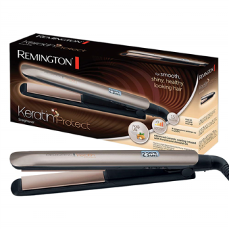 Remington | Keratin Protect Hair Straightener | S8540 | Ceramic heating system | Display LCD | Temperature (max) 230 C | Bronze/ Remington | Keratin Protect Hair Straightener | S8540 | Ceramic heating system | Display LCD | Temperature (max) 230 C | Bronze/