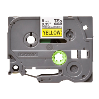 Brother | TZe-S621 Strong Adhesive Laminated Tape | Black on Yellow | TZe | 8 m | 9 cm Brother | TZe-S621 Strong Adhesive Laminated Tape | Black on Yellow | TZe | 8 m | 9 cm