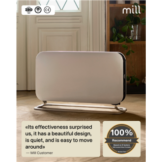 Mill | Heater | CO2200LEDMAX | Convection Heater | 2200 W | Number of power levels 3 | Suitable for rooms up to 5-30 m | White Mill | Heater | CO2200LEDMAX | Convection Heater | 2200 W | Number of power levels 3 | Suitable for rooms up to 5-30 m | White