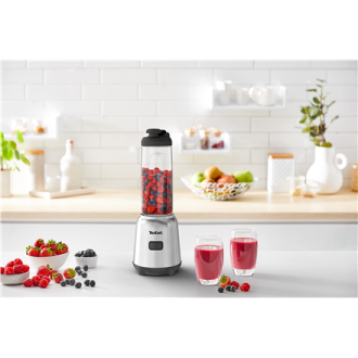 TEFAL | Blender | BL15FD Mix&Move | Tabletop | 300 W | Jar material Tritan | Stainless Steel TEFAL | Blender | BL15FD Mix&Move | Tabletop | 300 W | Jar material Tritan | Stainless Steel