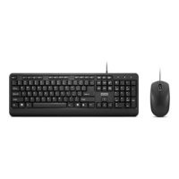 Lenovo | 160 Combo | Keyboard | Wired | Mouse included | US | Black Lenovo | 160 Combo | Keyboard | Wired | Mouse included | US | Black