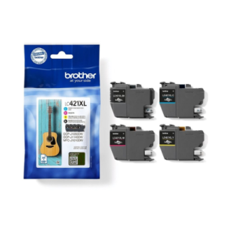 Brother LC421XLVAL Ink Cartridge Multipack | Brother Brother LC | LC421XLVAL | Brother LC421XL - 4-pack - XL - black, yellow, cy Brother LC421XLVAL Ink Cartridge Multipack | Brother Brother LC | LC421XLVAL | Brother LC421XL - 4-pack - XL - black, yellow, cy