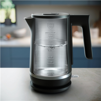 Philips Kettle | HD9395/90 | Electric | 2200 W | 1.7 L | Plastic/Stainless Steel | 360 rotational base | Black