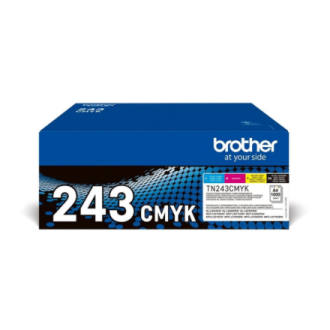 Brother TN-243CMYK, Toner Value Pack | Brother TN243CMYK | Brother TN243CMYK Value Pack - 4-pack - black, yellow, cyan, magenta Brother TN-243CMYK, Toner Value Pack | Brother TN243CMYK | Brother TN243CMYK Value Pack - 4-pack - black, yellow, cyan, magenta