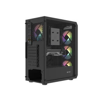 Fury PC Case | SHOBO SH4F RGB | Midi-Tower | Black