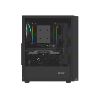Fury PC Case | SHOBO SH4F RGB | Midi-Tower | Black