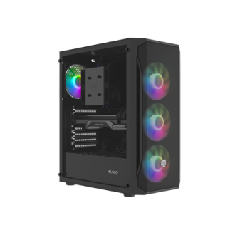 Fury PC Case | SHOBO SH4F RGB | Midi-Tower | Black