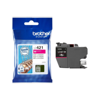 Brother LC421M | Ink Cartridges | Magenta Brother LC421M | Ink Cartridges | Magenta