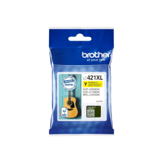 Brother LC421XLY Ink Cartridge, Yellow | Brother LC421XLY | Ink Cartridge | Yellow Brother LC421XLY Ink Cartridge, Yellow | Brother LC421XLY | Ink Cartridge | Yellow